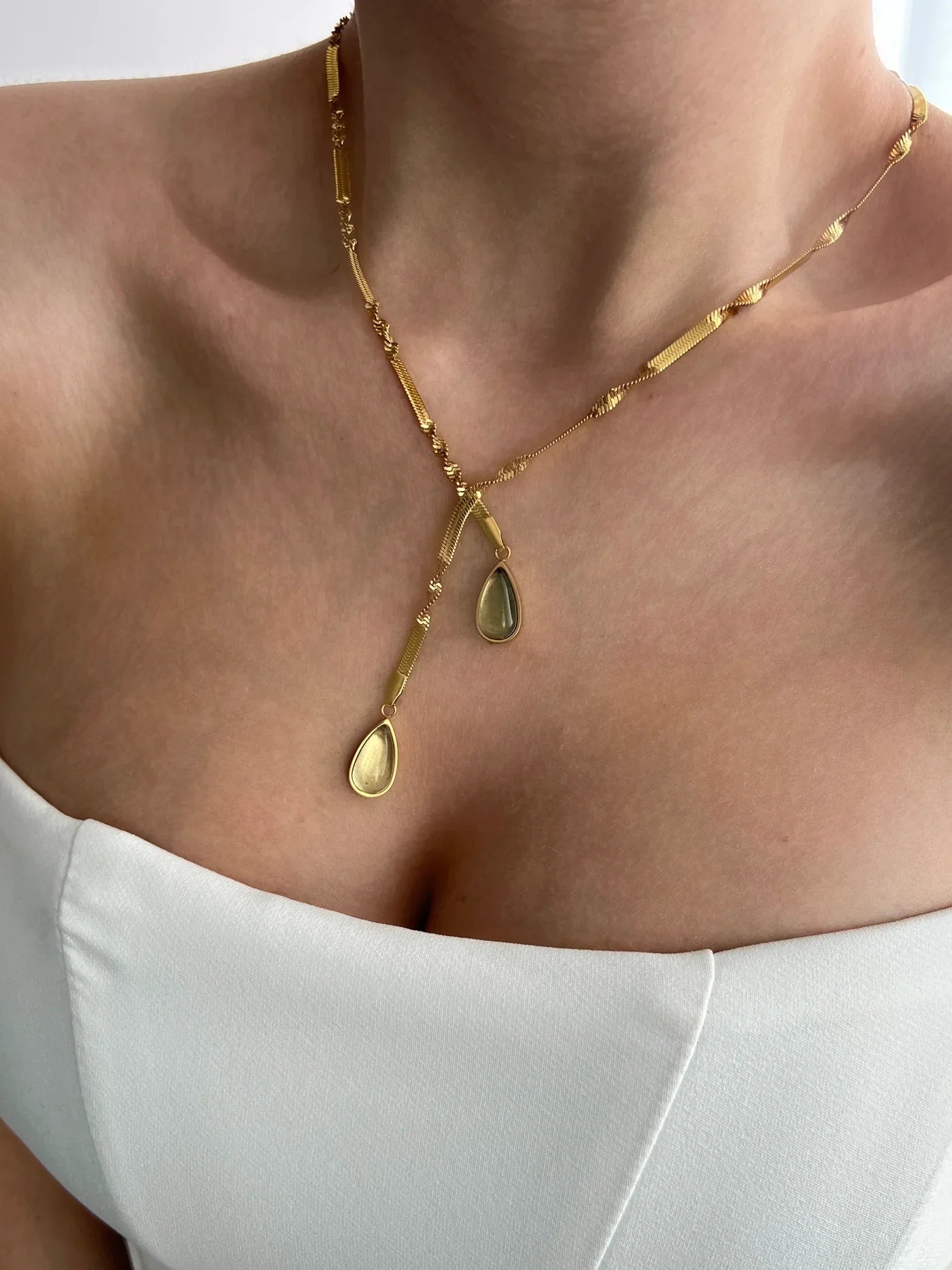 Dayra Dual Pendant Necklace
