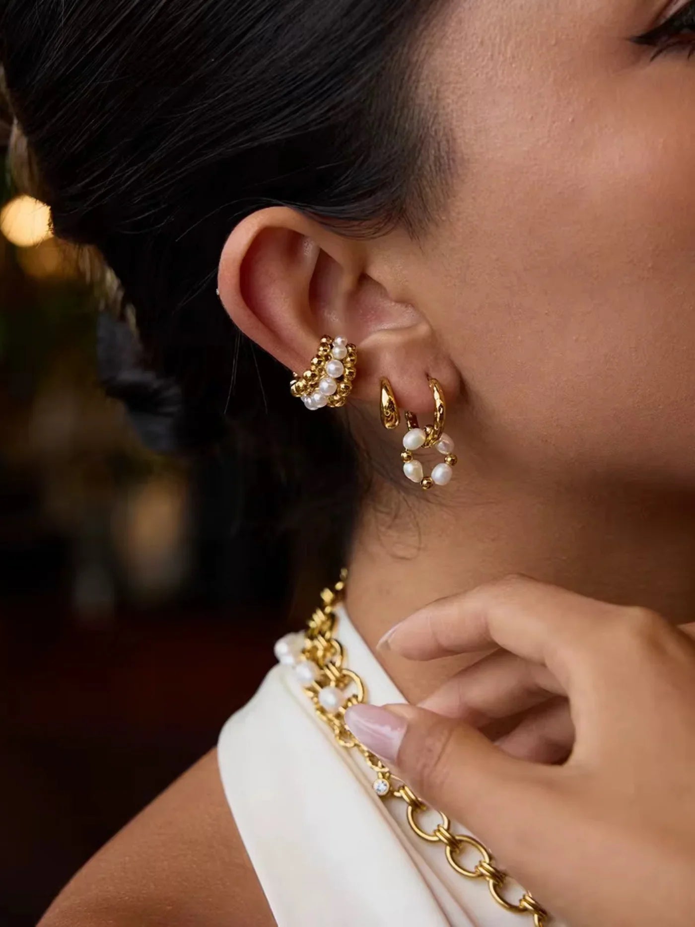 Pearlina Earrings